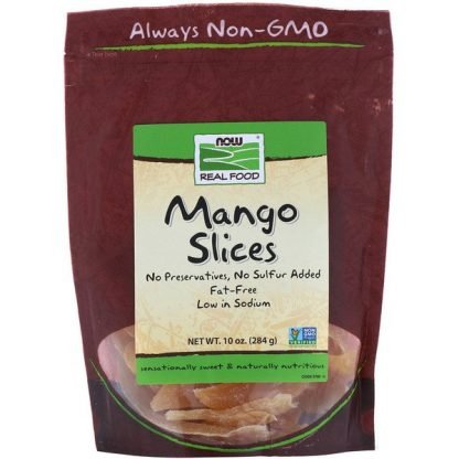 Now Foods, リアルフード、マンゴースライス、284g（10oz）