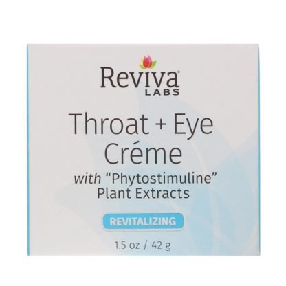 Reviva Labs, 喉と目周りのためのクリーム, 1.5オンス（41 g）