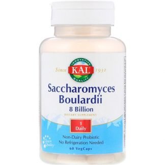 KAL, Saccharomyces Boulardii 8 Billion, 60 VegCaps