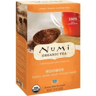 Numi Tea, オーガニック ティー、ハーバル ティーサン、ルイボス、カフェインレス、ティーバッグ18個、1.52 oz (43.2 g)