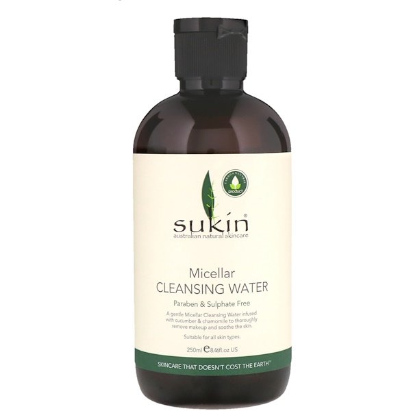 Sukin, ミセラークレンジングウォーター、250ml(8.46液量オンス)