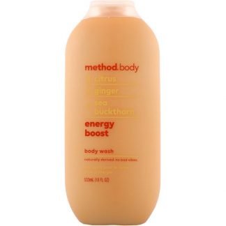 Method, ボディ、ボディウォッシュ、活力増進、18 fl oz (532 ml)