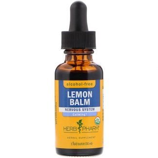 Herb Pharm, レモンバーム、ノンアルコール、1液量オンス (30 ml)