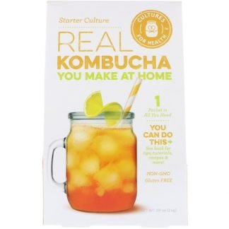Cultures for Health, リアルコンブチャ、開始用培養菌、1袋、.08 oz (2.4 g)