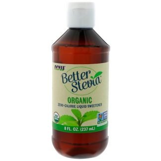 Now Foods, オーガニック、ベターステビア、カロリーゼロの液体甘味料、8 fl oz (237 ml)