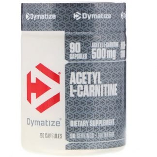 Dymatize Nutrition, アセチルL-カルニチン、500mg、90カプセル (Discontinued Item)