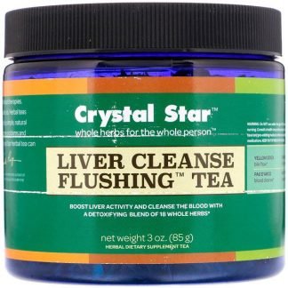 Crystal Star, 肝臓を浄化洗浄するお茶, 3オンス（85 g）
