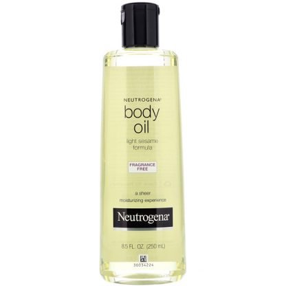 Neutrogena, ボディオイル、無香料、8.5 fl oz (250 ml)