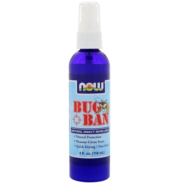 Now Foods, バグバン, ナチュラル虫除け, 4 fl oz (118 ml)