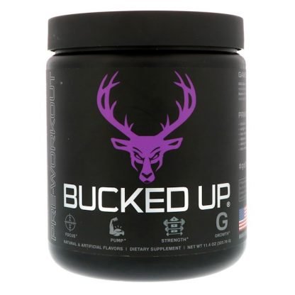 Bucked Up, プレワークアウト、グレープゲインズ、11.4 oz (323.70 g) (Discontinued Item)