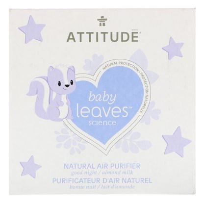 ATTITUDE, Baby Leaves Science、ナチュラルエアーピュリファイヤー、アーモンドミルク、8 oz (227 g) (Discontinued Item)
