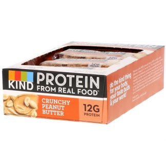 KIND Bars, プロテインバー、クランチピーナッツバター、12本、各1.76 oz (50 g)