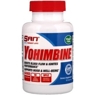 SAN Nutrition, ヨヒンビン、カプセル90錠