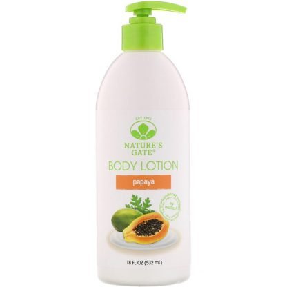 Nature's Gate, Body Lotion, Papaya, 18 fl oz (532 ml) (Discontinued Item)