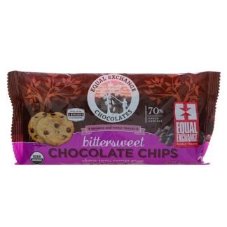 Equal Exchange, オーガニック、チョコレートクリスプ、ビタースイート、10オンス (283.5 g)