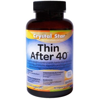 Crystal Star, Thin After 40, 60粒（ベジタリアンカプセル）