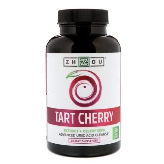 Zhou Nutrition, タルトチェリーエキス + セロリシード、ベジカプセル 60錠