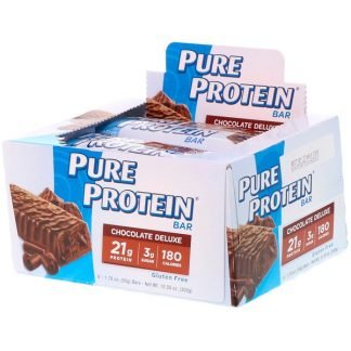 Pure Protein, チョコレートデラックスバー、6本、各50 g（1.76 oz）
