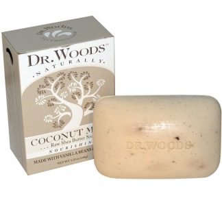 Dr. Woods, ロウ・シアバターソープ, ココナッツミルク, 5.25 オンス (149 g)