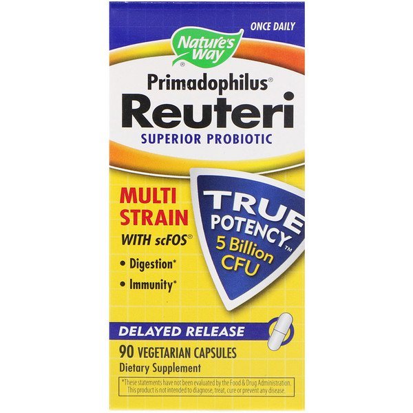 Nature's Way, Primadophilus Reuteri、Superior Probiotic、植物性カプセル 90粒