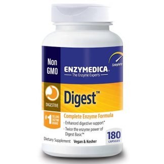 Enzymedica, ダイジェスト（Digest）, 完全な酵素フォーミュラ, 180カプセル