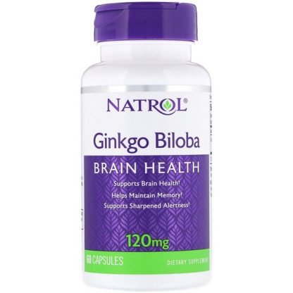Natrol, イチョウ, 120 mg, 60 カプセル
