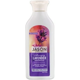 Jason Natural, ピュアナチュラル・シャンプー、ボリュームを与えるラベンダー、16 fl oz (473 ml)
