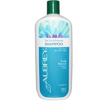 Aubrey Organics, スカルプ レスキュー シャンプー, ティーツリー & プリムローズ, 16 fl oz (473 ml)