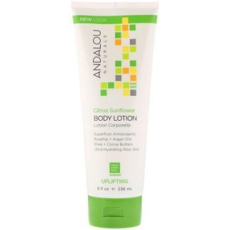 Andalou Naturals, ボディローション、シトラスサンフラワー、アップリフティング、8 fl oz (236 ml) (Discontinued Item)
