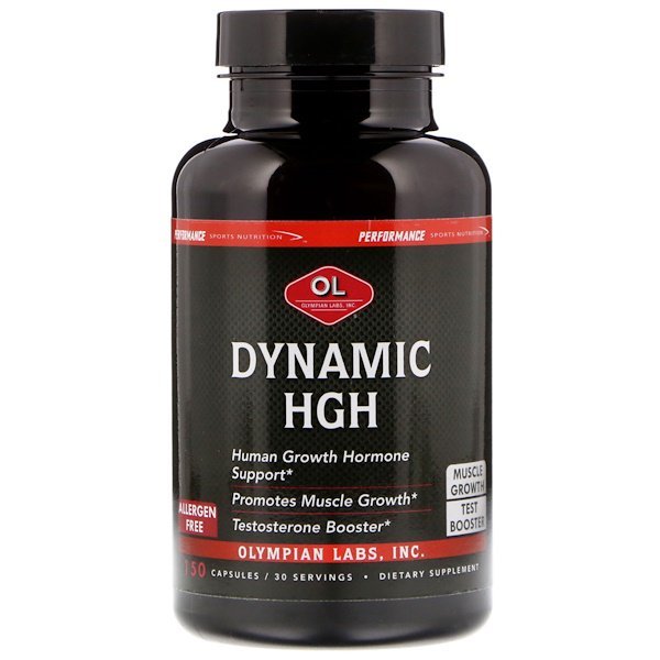 Olympian Labs, ダイナミックHGH、カプセル150 錠
