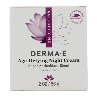 Derma E, 年齢に挑むナイトクリーム, 2オンス（56 g）