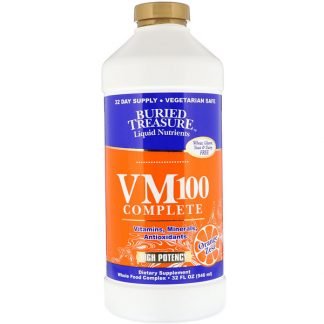 Buried Treasure, 液体栄養素、VM100コンプリート、オレンジゼスト、946ml（32fl oz）