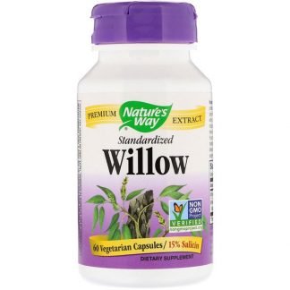 Nature's Way, Willow, Standardized , 60 Vegetarian Capsules