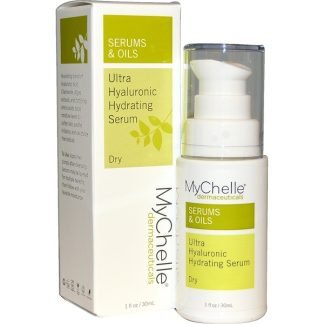 MyChelle Dermaceuticals, ウルトラ ヒアルロン ハイドレーティング セラム、ドライ、ステップ3、1 fl oz (30 ml) (Discontinued Item)