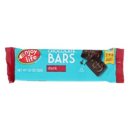 Enjoy Life Foods, チョコレートバー、ダーク、1.12 oz (32 g)