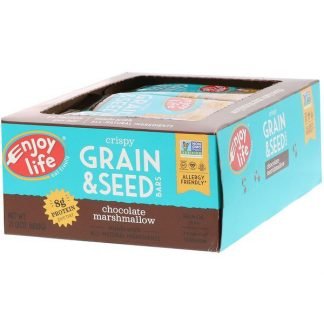 Enjoy Life Foods, クリスピー穀物・種子バー、チョコレートマシュマロ、12本、各1.76 oz (50 g)