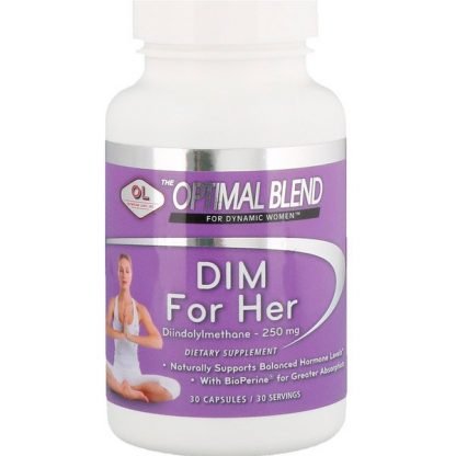 Olympian Labs, Optimal Blend, DIM for Her, 250 mg, 30 Capsules