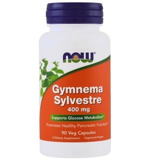 Now Foods, ギムネマ シルベスタ、400 mg、植物性カプセル 90粒