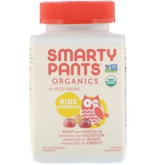 SmartyPants, オーガニック、キッズコンプリート、植物性グミ120粒