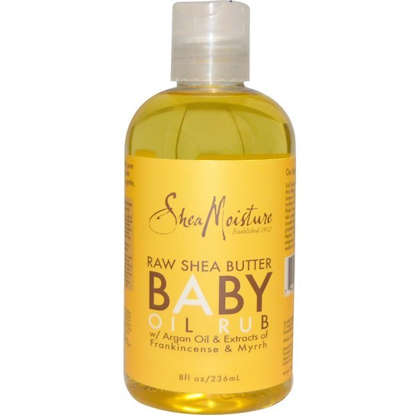 SheaMoisture, 無加工シアバター・ベビーオイルローション 8 オンス (236 ml)