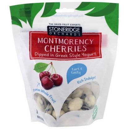 Stoneridge Orchards, ギリシャ風ヨーグルトに浸けたモンモランシーチェリー、5 oz (142 g) (Discontinued Item)