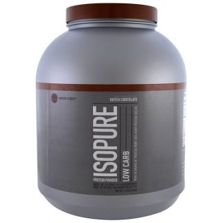 Isopure, ローカーボプロテインパウダー、ダッチチョコレート、2.04kg（4.5lbs）