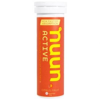 Nuun, アクティブ天然電解質強化飲料錠剤、柑橘類、10錠