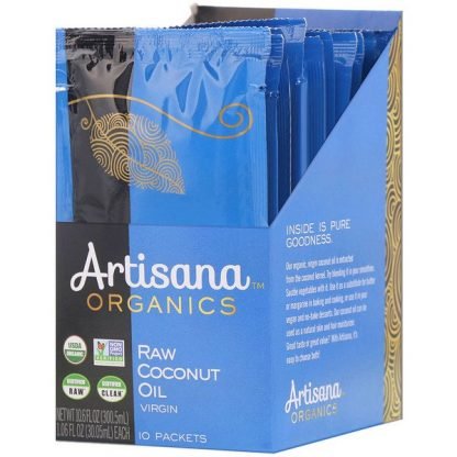 Artisana, 有機生ココナッツオイル, 10パケット, 各1.06液量オンス（30.05 ml）