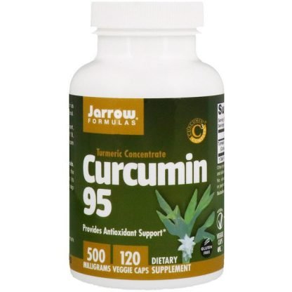 Jarrow Formulas, クルクミン95, 500 mg, 120粒（ベジタリアンカプセル）