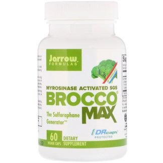 Jarrow Formulas, ブロッコマックス（BroccoMax）, 活性化ミロシナーゼ, 60カプセル