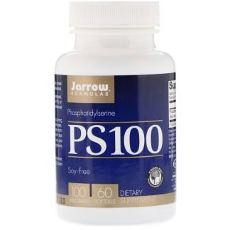 Jarrow Formulas, PS 100, ホスファチジルセリン, 100 mg, 60 ソフトジェル