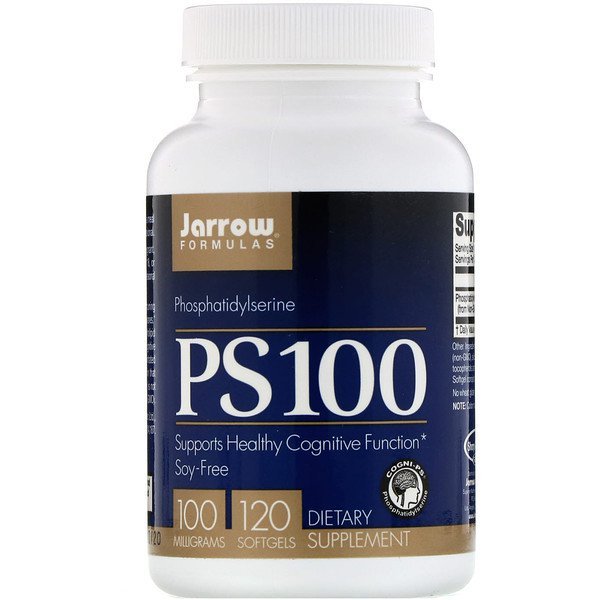 Jarrow Formulas, PS 100、ホスファチジルセリン、100 mg、120ソフトジェル