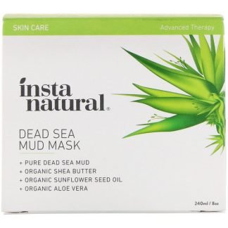 InstaNatural, 死海マッドマスク、ニキビ・シミ用のフェイシャルマスク、8 oz (240 ml)