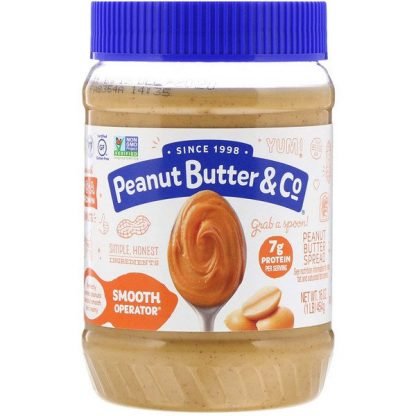 Peanut Butter & Co., スムースオペレーター、ピーナッツバタースプレッド、16オンス（454 g）